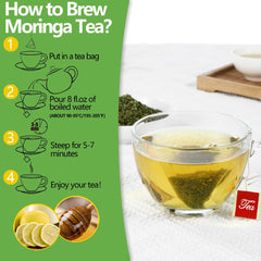 ULTHMOK tea bags stacked, convenient daily brewing option.