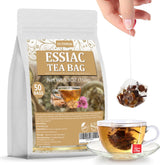 ULTHMOK Premium Essiac Tea packaging showcases convenient daily use.