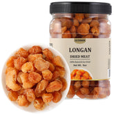 ULTHMOK premium dried longan fruit 9oz packaging closeup, convenient pantry snack.