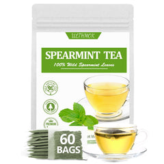 ULTHMOK premium spearmint tea bags ready for a refreshing cup