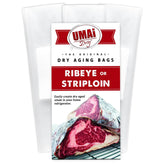 UMAi Dry aging bag for steaks—three-pack for easy home aging without a vacuum sealer.