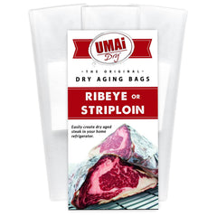UMAi Dry aging bag for steaks—three-pack for easy home aging without a vacuum sealer.