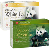Uncle Lee's Organic White Tea bags for quick, soothing brews
