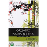 Uncle Lee's Tea Bamboo Original packaging shows 18 organic bags for a caffeine-free ritual