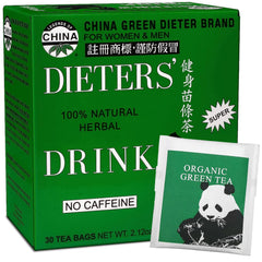 Uncle Lee's Tea Body Slim Dieter Tea cup steaming with caffeine-free lemon flavor