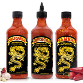 Underwood Ranches Sambal hot sauce bottle for bold, flavorful meals.