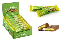 UNIQBITE Mini Dubai Pistachio Bar outer pack, ideal for gifting and sharing.