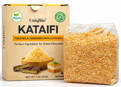 UNIQBITE toasted kataifi pastry for crisp Dubai chocolate desserts.