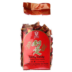 Chinese Good Luck Candy packaging with red and gold wrappers ready for gifting
