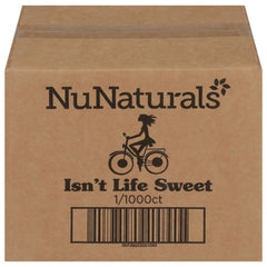 NuNaturals White Stevia packets on the go provide calorie-free sweetness.