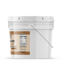 Unpretentious High Gluten Flour bulk pail ideal for bagels and chewy dough