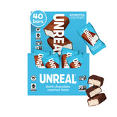 UNREAL Dark Chocolate Coconut Bars in the caddie pack for on-the-go snacking.