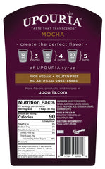 Upouria syrup pump dispensing 8 mL for precise, mess-free flavoring