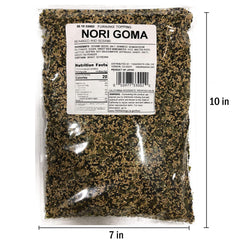 Urashima Furikake being sprinkled over steamed rice for extra flavor