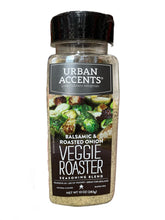 Urban Accents balsamic roasted onion veggie roaster seasoning jar on kitchen counter