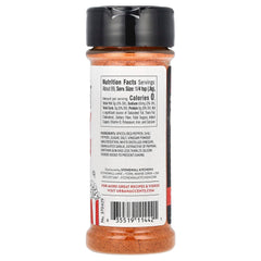Urban Accents Sizzlin' Spicy Sriracha Popcorn Seasoning jar closeup reveals tangy heat.