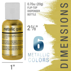 U.S. Cake Supply silver metallic color set shows rich finish for fondant and sugar paste.