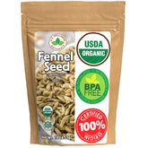 U.S. Wellness Naturals fennel seeds bulk bag ready for kitchen use.