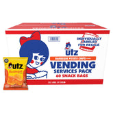 Utz Barbeque potato chips, 1oz pack, crispy texture for on-the-go snacking.