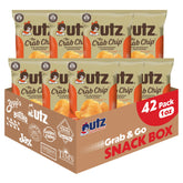 Utz Crab Chips 1 oz bag packaging close-up highlighting Chesapeake Bay crab spices.