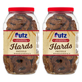 Utz old-fashioned sourdough pretzels in a thick-crunchy twist for snacking