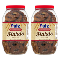 Utz old-fashioned sourdough pretzels in a thick-crunchy twist for snacking