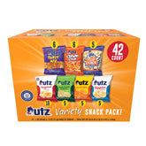 Utz Snack Variety Box front view for convenient office and on-the-go snacking.