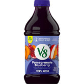 V8 Blends bottle with pomegranate blueberry flavor for a plant-based daily boost.