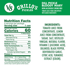 Bulk 24-pack display of V8 Grillo's Pickles mix for gatherings.