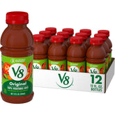 V8 Original 12-oz bottle of vegetable juice, savory and convenient