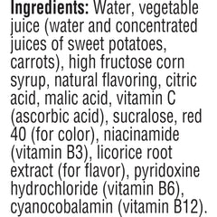 V8 Splash Berry Blend 6-pack, ideal for lunches and on-the-go hydration.
