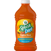 V8 Splash Diet Tropical Blend bottle ready to chill for a low-calorie refreshment.