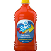 V8 Splash Fruit Medley bottle ready to refresh your morning.