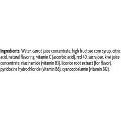 V8 Splash Island Strawberry label close-up highlights the 5% juice blend.