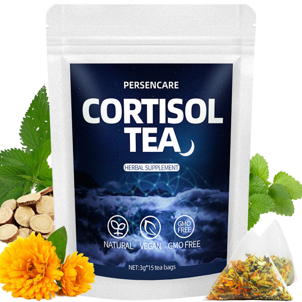 VAEYAE Cortisol Health Tea packaging for convenient daily use.