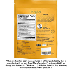 VAHDAM Ashwagandha Coffee bag with turmeric and lion’s mane promoting balanced mood