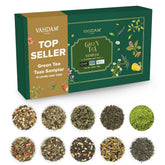 VAHDAM assorted green tea gift-set box, ideal gift for tea lovers.