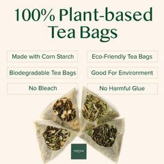 VAHDAM Darjeeling second-flush notes with fruity muscatel aroma.