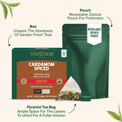 VAHDAM resealable pouch keeps tea fresh for daily use.