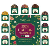 VAHDAM Top 9 Exotic Tea Sampler Hibiscus Rose for vibrant aroma in hot or iced tea