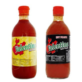 Valentina hot sauce pack2 bottles front view, perfect for topping tacos.