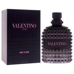 Valentino Uomo Born In Roma spray action demonstrates quick, even application.