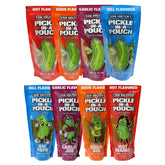 Van Holten's Pickles Variety Pouch Sampler showing 8-pack packaging for grab-and-go snacking