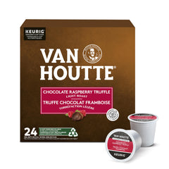Van Houtte Raspberry Chocolate Truffle K-Cup front view for easy Keurig brewing.