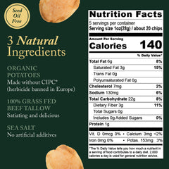 Vandy Crisps chips closeup highlighting crisp texture and beef tallow richness