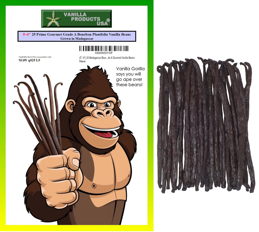 Vanilla Products USA 25 beans vacuum-packed for peak freshness