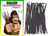 Vanilla Products USA 25 split Madagascan vanilla beans for rich vanilla extract
