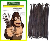 Vanilla Products USA Tahitian vanilla beans sliced for easy prep and flavor.