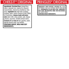 Variety-pack box featuring Cheez-It and Pringles for versatile snack moments.