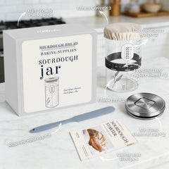 Vedalio sourdough jar cover cloth aids clean, reusable fermentation coverage.